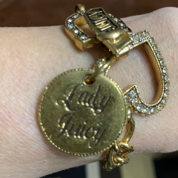 jewelry Juicy Couture gold plated chain link bracelet - Picture 9 of 16